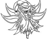 Coloriage Nouvel an Gacha Life
