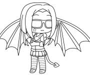 Coloriage Succubus de Gacha Life