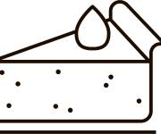 Coloriage Gateau &agrave; la citrouille