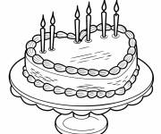 Coloriage G&acirc;teau en forme de c&oelig;ur tendu