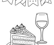 Coloriage G&acirc;teau rafra&icirc;chissements