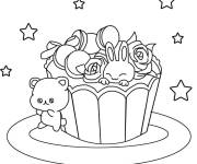 Coloriage G&acirc;teaux pour cmp