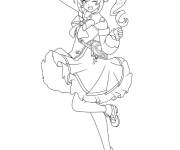 Coloriage Barbara mignonne de Genshin Impact