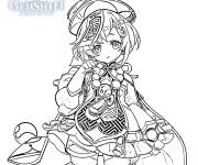 Coloriage Ci Ci Genshin Impact