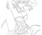 Coloriage Fille Jean du jeu Genshin Impact
