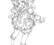 Coloriage Image Klee Genshin
