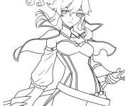 Coloriage Jean prete pour l'action