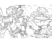 Coloriage Les aventures de Genshin Impact