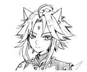 Coloriage Portrait Xiao