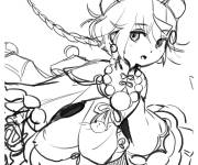 Coloriage Yun-jin de Genshin Impact