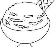 Coloriage Cr&egrave;me glac&eacute;e en &eacute;moji