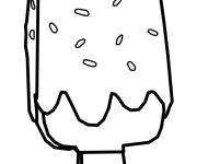 Coloriage Glace d&eacute;licieuse aux noix