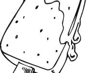 Coloriage Glace fondant au soleil
