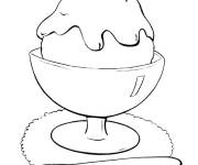 Coloriage Glace pour les vacances