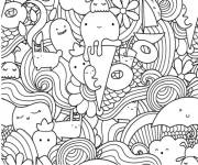 Coloriage Motifs de glace