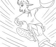 Coloriage Bouc Will en dunk