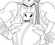 Coloriage Bull du film Goat