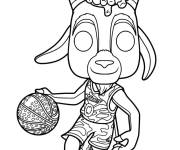 Coloriage Croquis de Will Harris avec le roarball