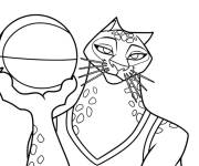 Coloriage et dessins gratuit Jett Fillmore tient une Roarball à imprimer