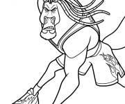 Coloriage Mane Attraction dribble le roarball