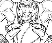Coloriage Mane Attraction serre le roarball
