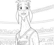 Coloriage Match dans le film GOAT r&ecirc;ver plus haut