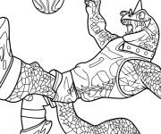 Coloriage Modo Olachenko en attaquant