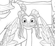 Coloriage Olivia et les animaux du film GOAT