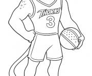 Coloriage Profil de Jett du film Goat
