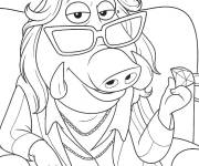 Coloriage Sanglier du film Goat