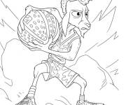 Coloriage Will avec la ball en attaque