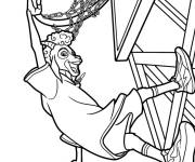 Coloriage Will Harris dunk le Roarball