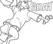 Coloriage Will Harris en sautant