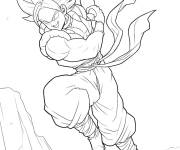 Coloriage Colorie Gogeta Kamehameha