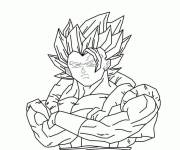 Coloriage et dessins gratuit Gogeta au vecteur à imprimer