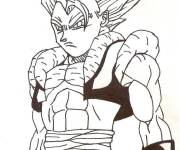 Coloriage Gogeta dessin&eacute; par un enfant