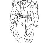 Coloriage et dessins gratuit Gogeta en marchant à imprimer