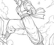 Coloriage Gogeta le Punisseur d'&Acirc;mes