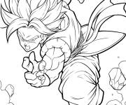 Coloriage Gogeta pour enfants