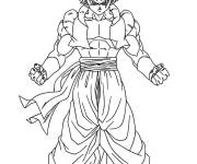 Coloriage et dessins gratuit Gogeta Super Saiyan à imprimer