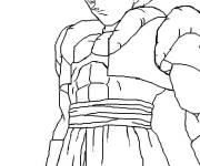 Coloriage et dessins gratuit Illustration de Gogeta à imprimer