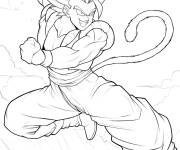Coloriage La confiance de Gogeta