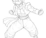 Coloriage La nouvelle forme de Gogeta