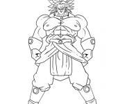 Coloriage et dessins gratuit Le fort guerrier Gogeta à imprimer