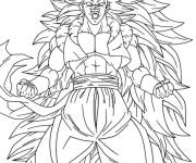 Coloriage Super Saiyan Gogeta