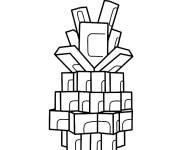Coloriage et dessins gratuit Ananas de Grow a Garden à imprimer