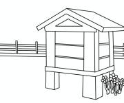 Coloriage Cultiver un jardin facile