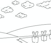 Coloriage Paysage rurale de Grow a Garden