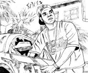 Coloriage Action dans GTA