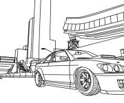 Coloriage et dessins gratuit Centre-ville de GTA à imprimer